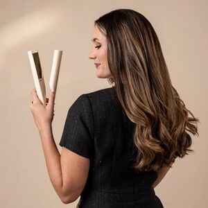 Original Tyme Pro Iron Hair Straightener Curler Rose Gold